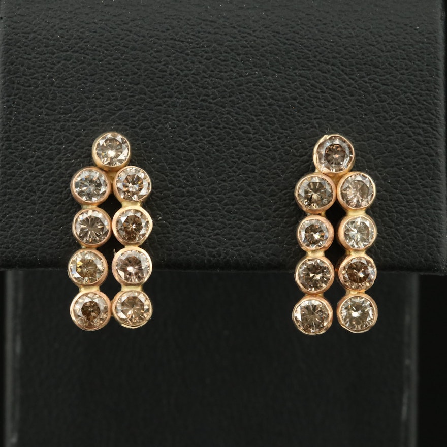 14K 2.16 CTW Diamond Earrings