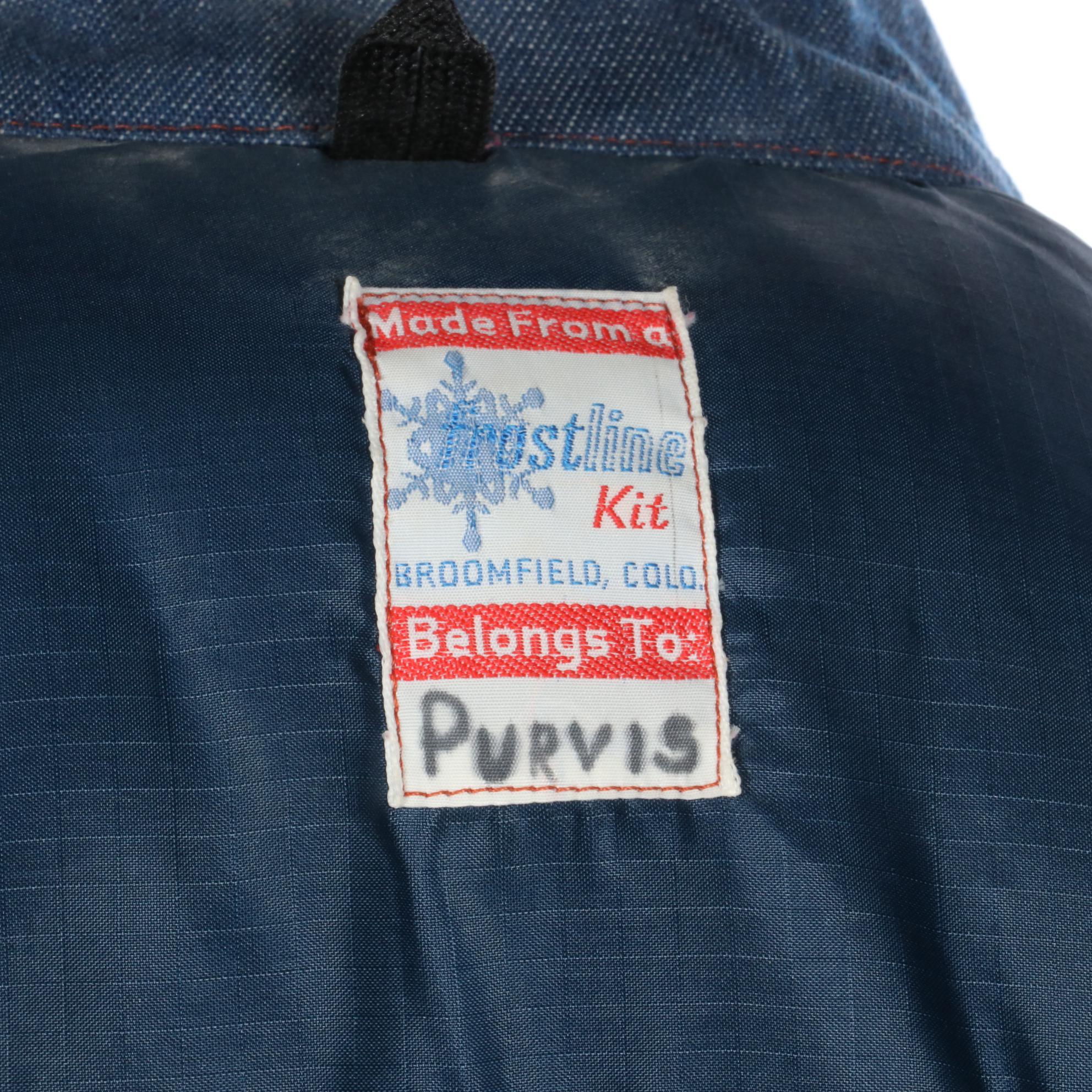 Men's Frostline Kit Vests in Denim and Nylon EBTH