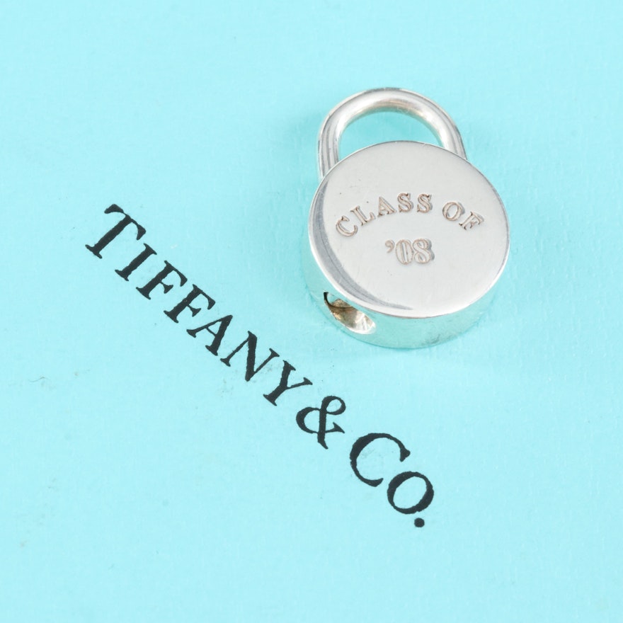 Tiffany & Co. Sterling "Class of '08" Lock Pendant