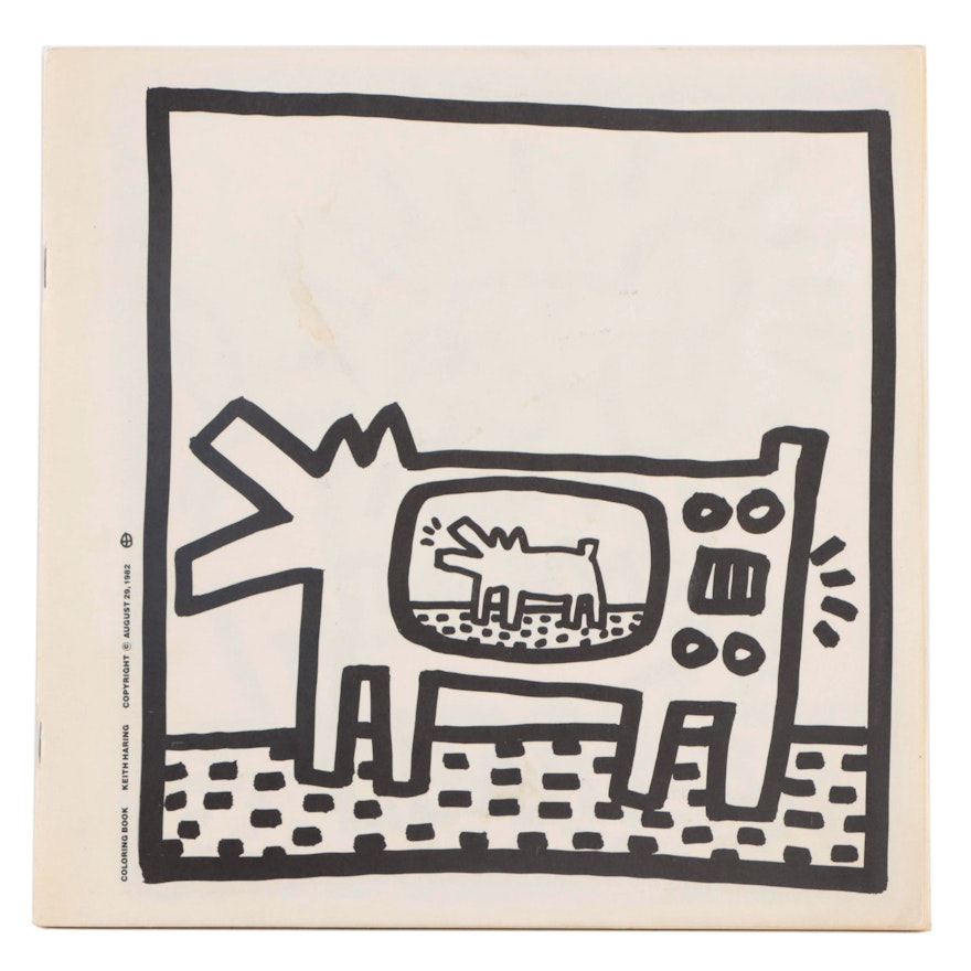 First Edition "Coloring Book" by Keith Haring, 1982