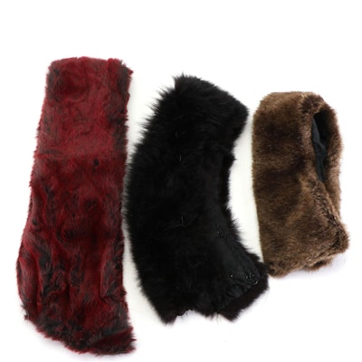 Faux Fur Scarves and Collar