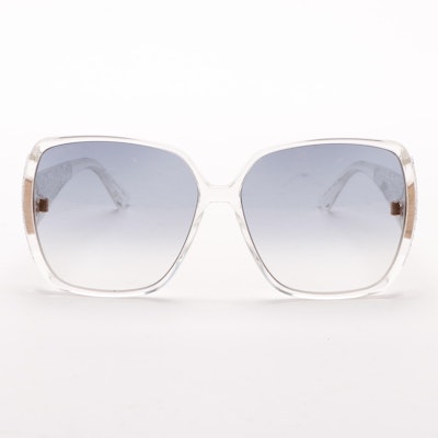 Jimmy Choo Cloe/S Crystal Sunglasses with Case