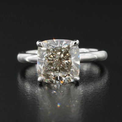 14K 4.97 CT Lab Grown Diamond Solitaire Ring