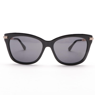 Jimmy Choo SHADE/S Black Sunglasses with Case