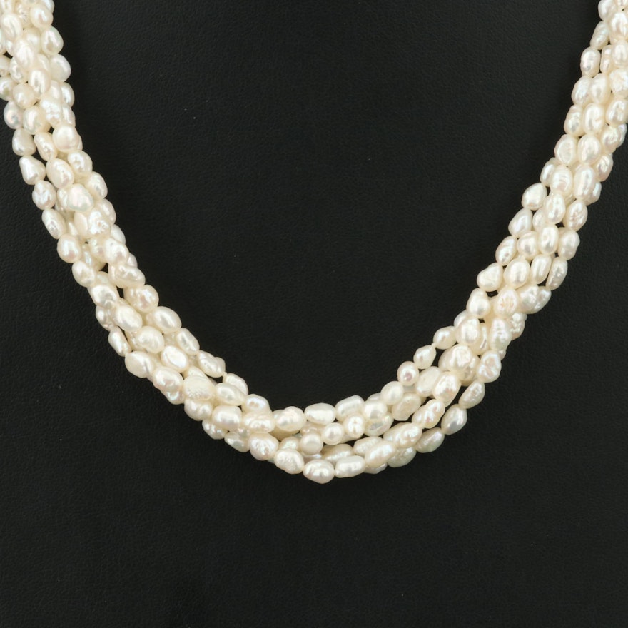 Pearl Torsade with 14K Clasp