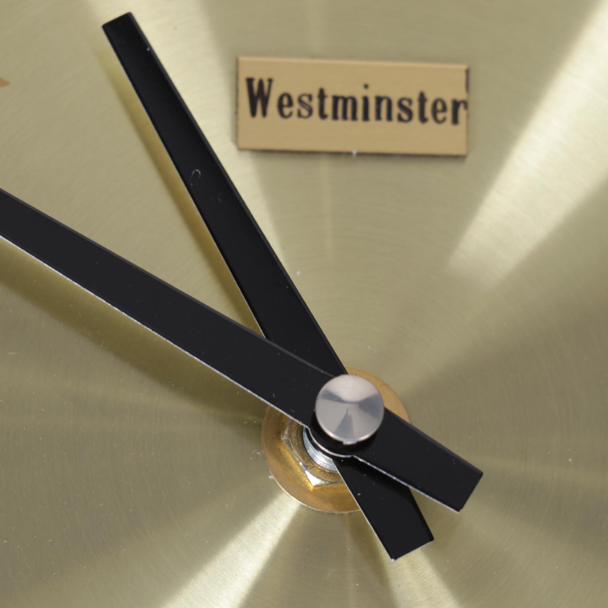 Westminster Clock Co. Walnut Cased Pendulum Wall Clock EBTH