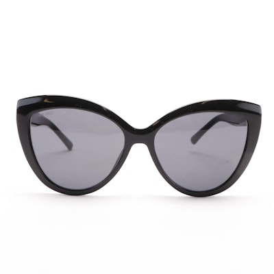 Jimmy Choo SINNIE/G/S Black Sunglasses and Case