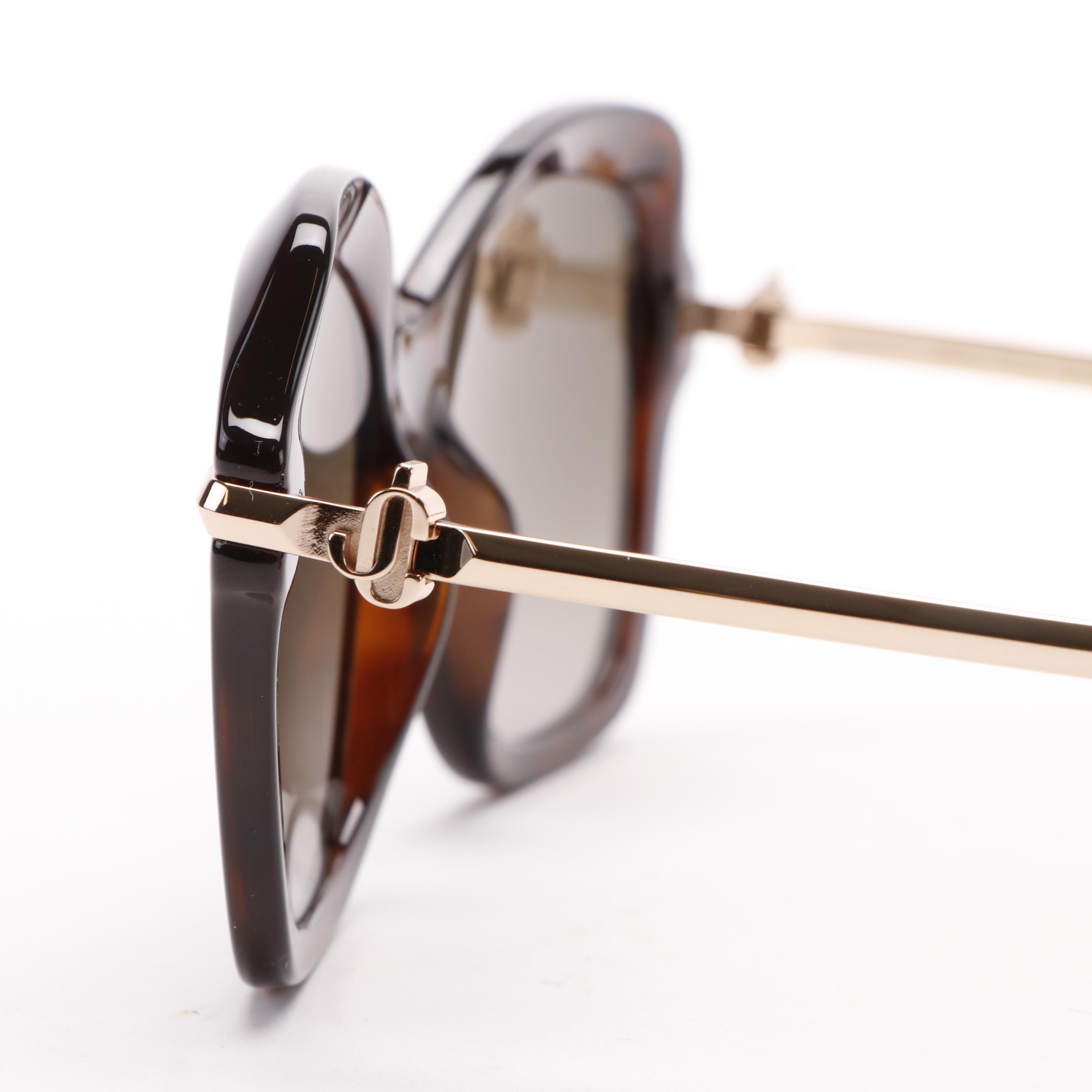 Jimmy Choo TESSY/G/S Havana Sunglasses with Case EBTH