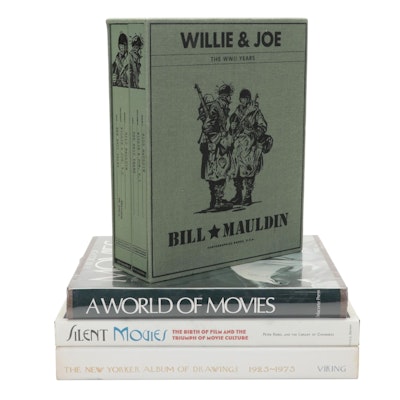Cartoon and Movie Coffee Table Books Featuring "Willie & Joe" by Bill Mauldin