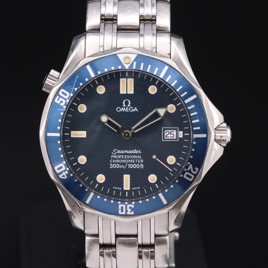 1999 Omega Seamaster Professional 300 Wristwatch