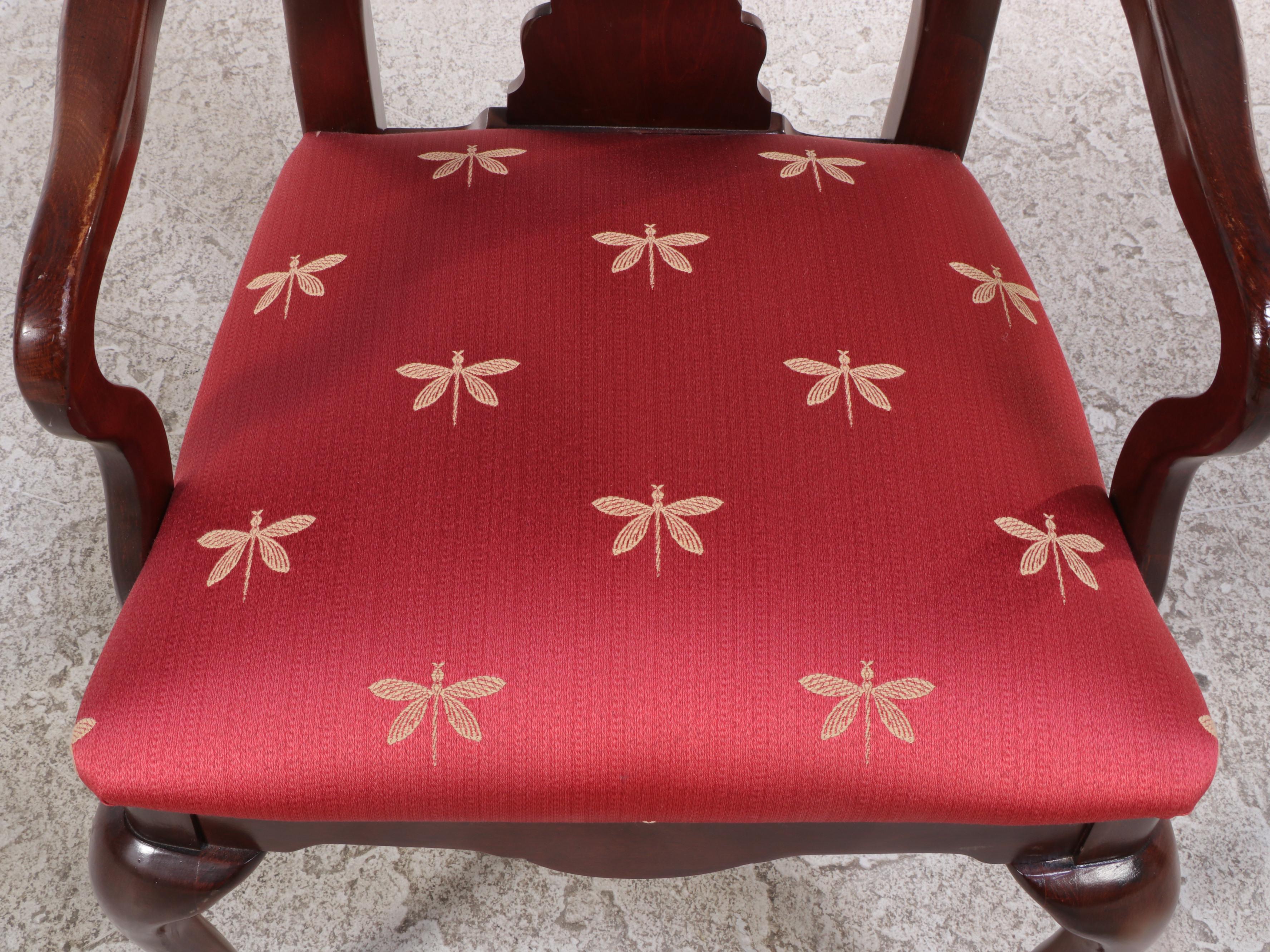 NinePiece American Drew Queen Anne Style Cherrywood Dining Set EBTH