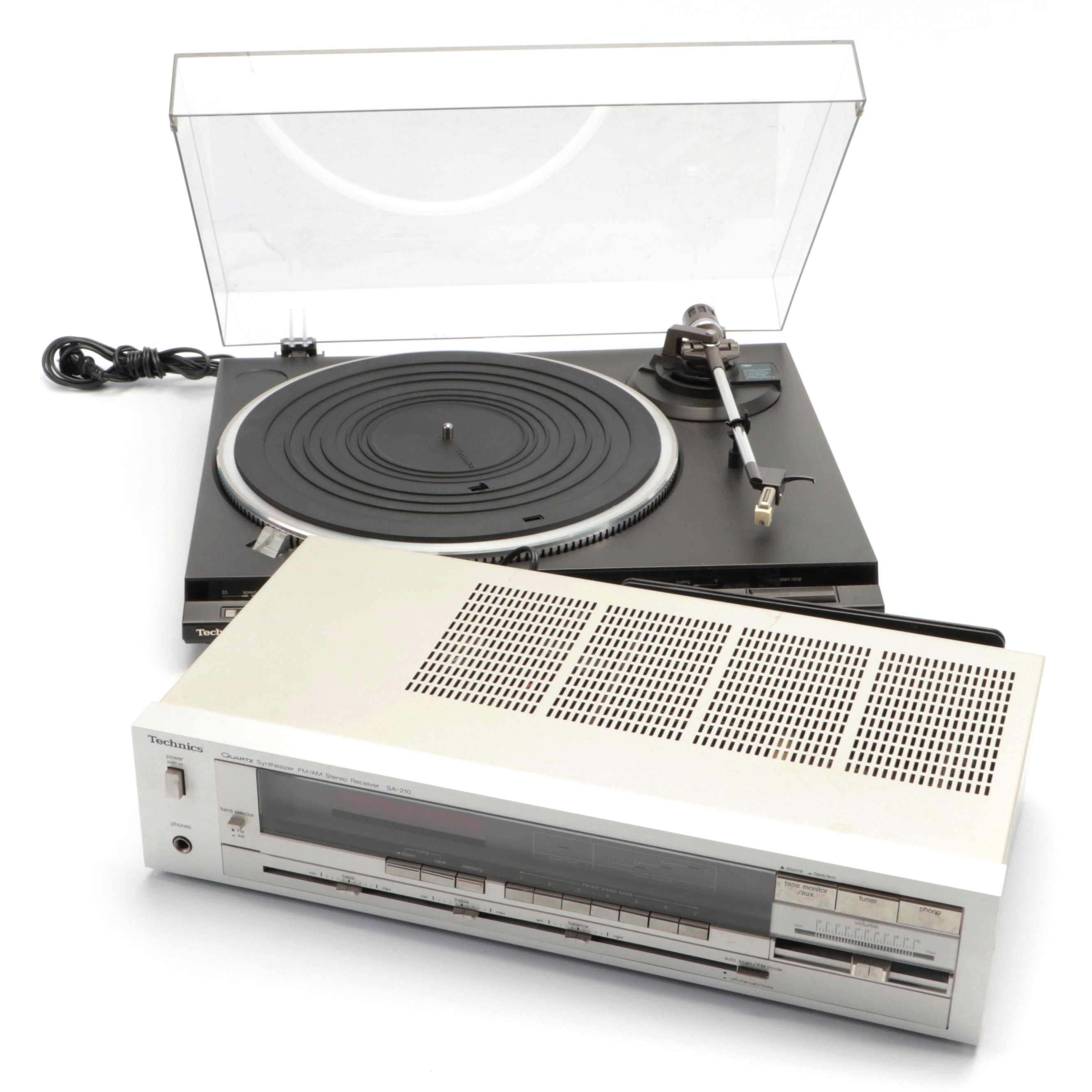 Technics SA210 FM/AM Stereo Receiver with SLDD33 Direct Drive