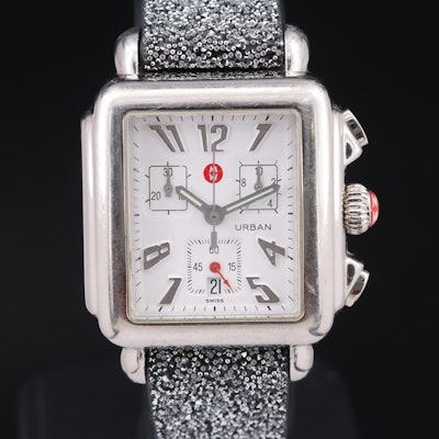 Michele Urban Chronograph Stainless Steel Wristwatch