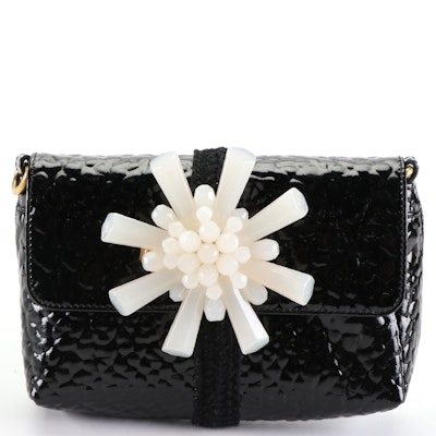 Marc Jacobs Embellished Clutch Purse with Chain-Link Strap