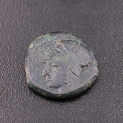 Ancient Sicily, Syracuse Bronze Trias of Timoleon, ca. 344 BC