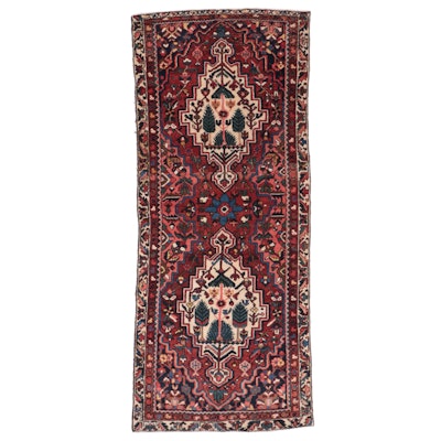 4' x 9'6 Hand-Knotted Persian Hamadan Long Area Rug