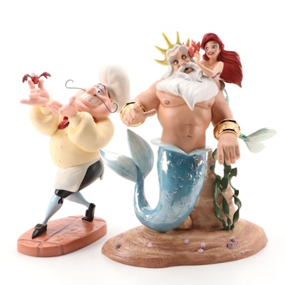 Walt Disney Classics Collection "The Little Mermaid" Ceramic Figurines