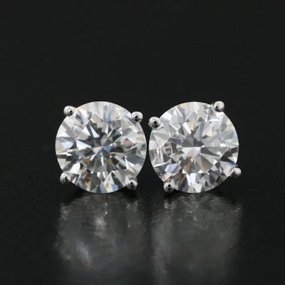 14K 1.74 CTW Lab Grown Diamond Stud Earrings