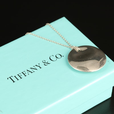 Elsa Peretti for Tiffany & Co. Pendant on Tiffany & Co. Chain in Sterling