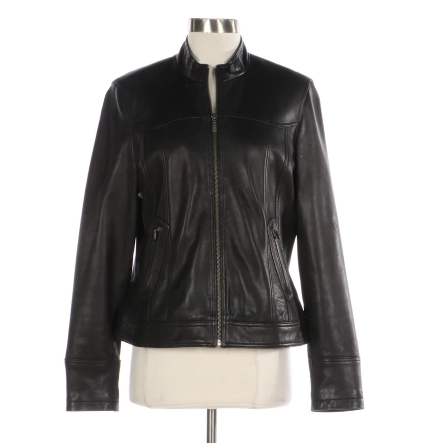 A.N.A. A New Approach Leather Jacket
