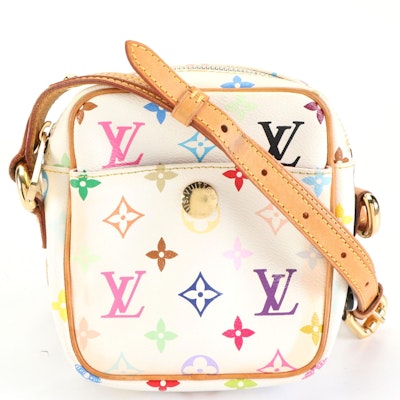 Louis Vuitton Rift Crossbody Bag in Multicolore Canvas and Vachetta Leather
