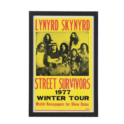 Lynyrd Skynyrd Giclée Reproduction Tour Poster, 21st Century