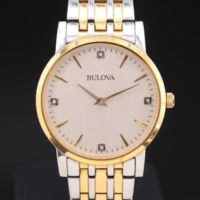 Bulova Two-Tone Quartz Wristwatch