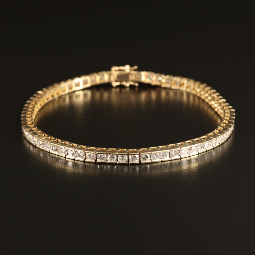 14K 5.04 CTW Diamond Line Bracelet