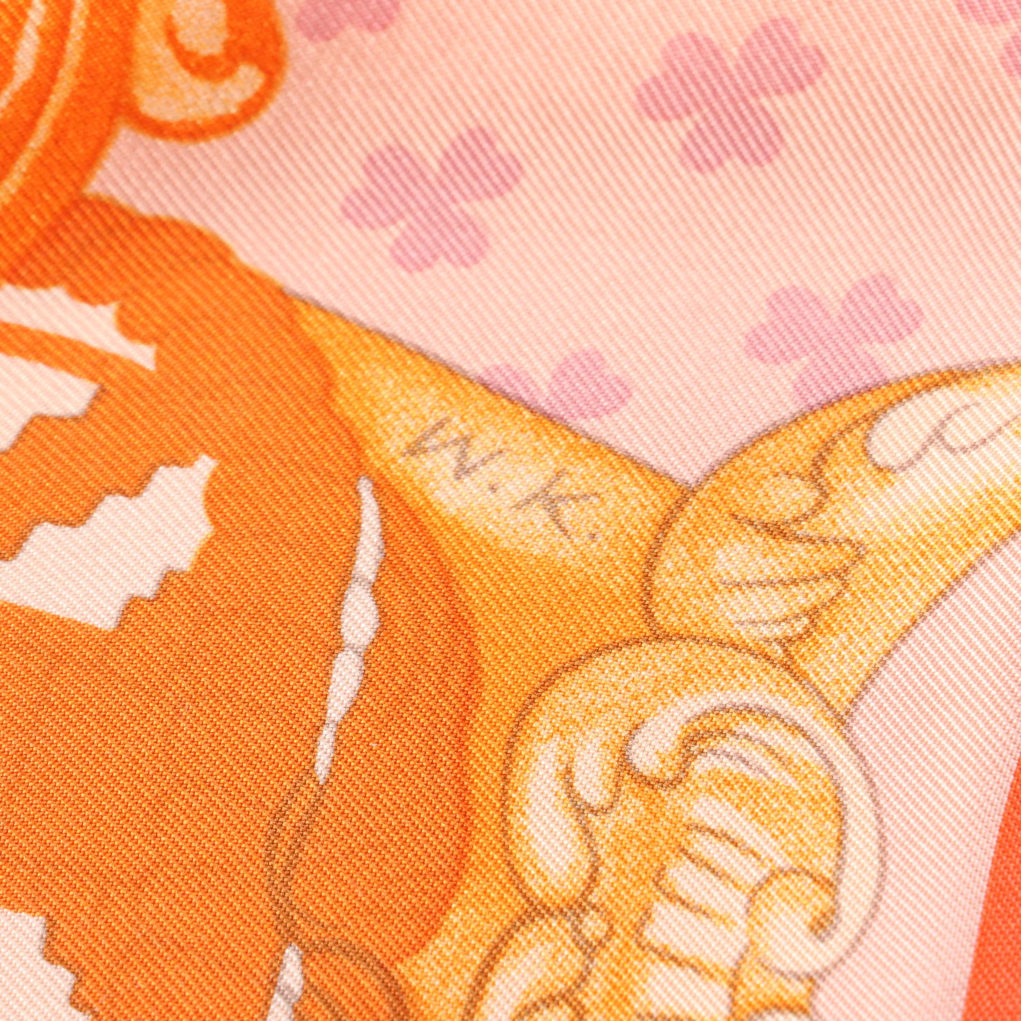 Hermès "Boucles et Galons du Tsar" Wash Scarf 90 in Silk Twill | EBTH