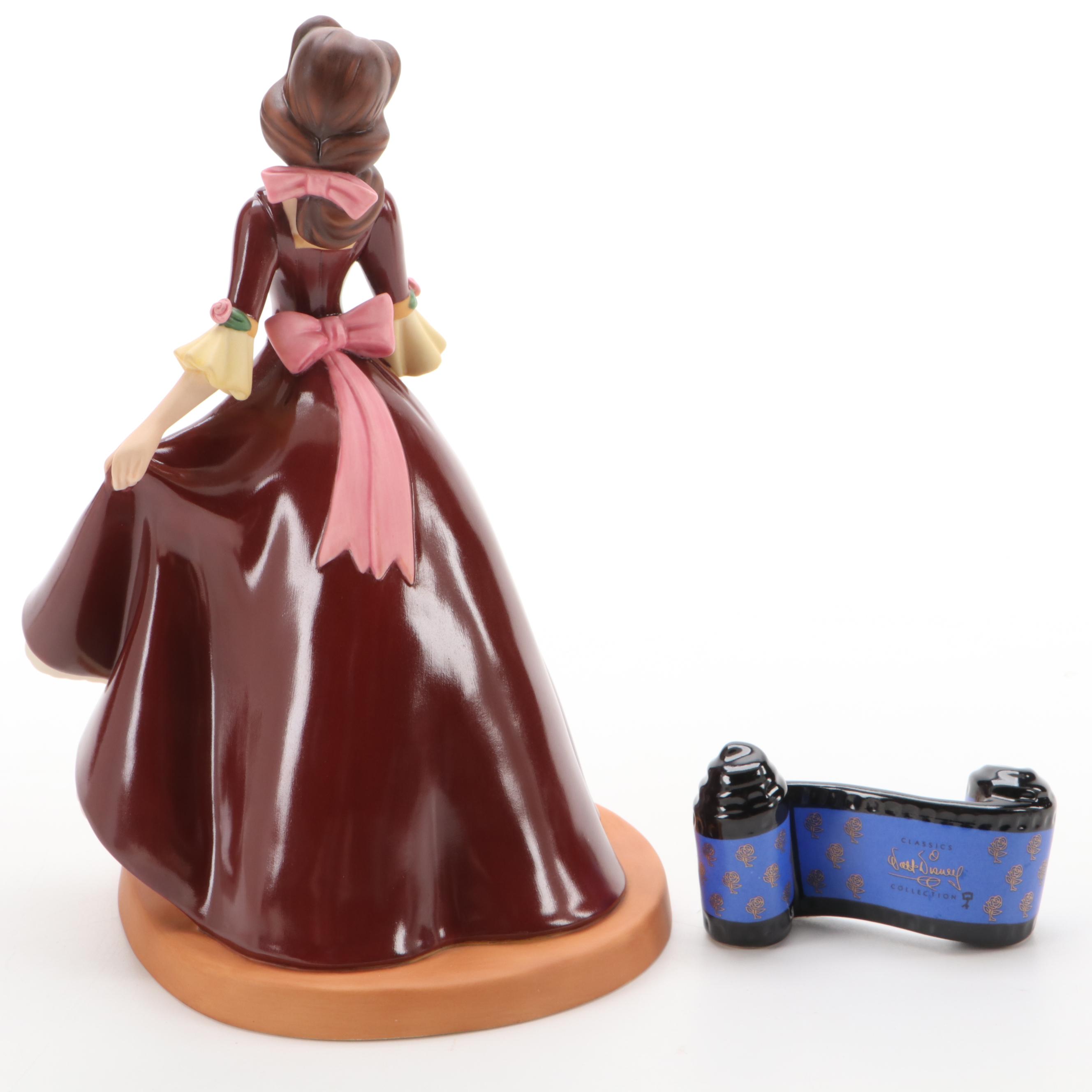 Classics Walt Disney Collection Ceramic Figurines Including "Belle