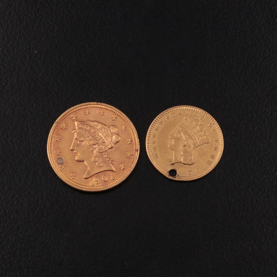 Two U.S. Gold Type Coins