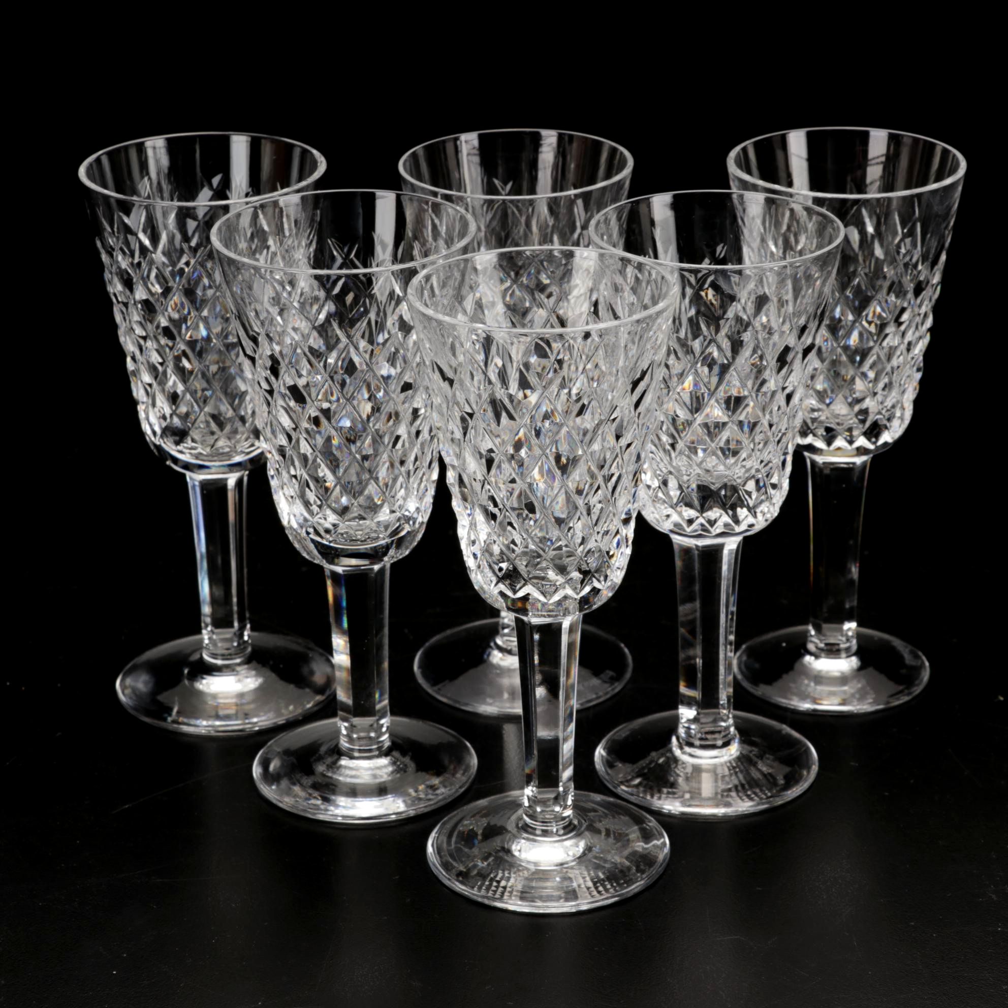 Waterford Crystal "Alana" Sherry Glasses, 19522022 EBTH