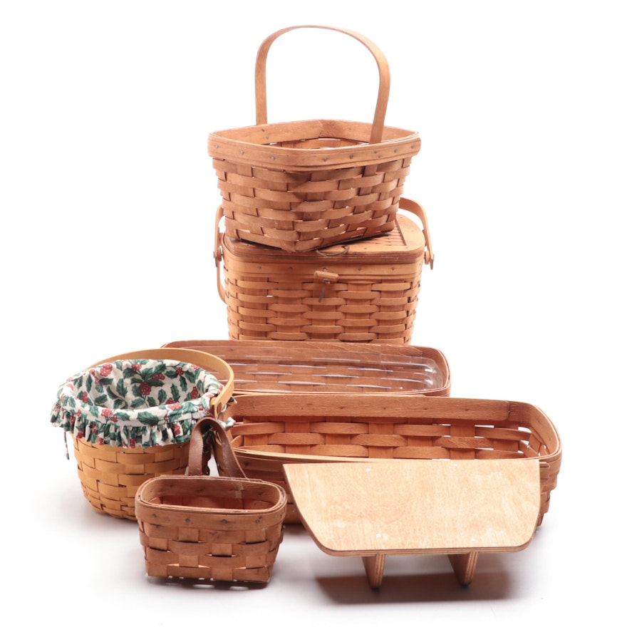 Longaberger Handmade Woven Maple Baskets
