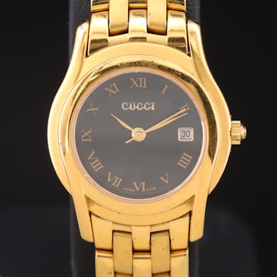 Gucci Gold-Tone Quartz Wristwatch