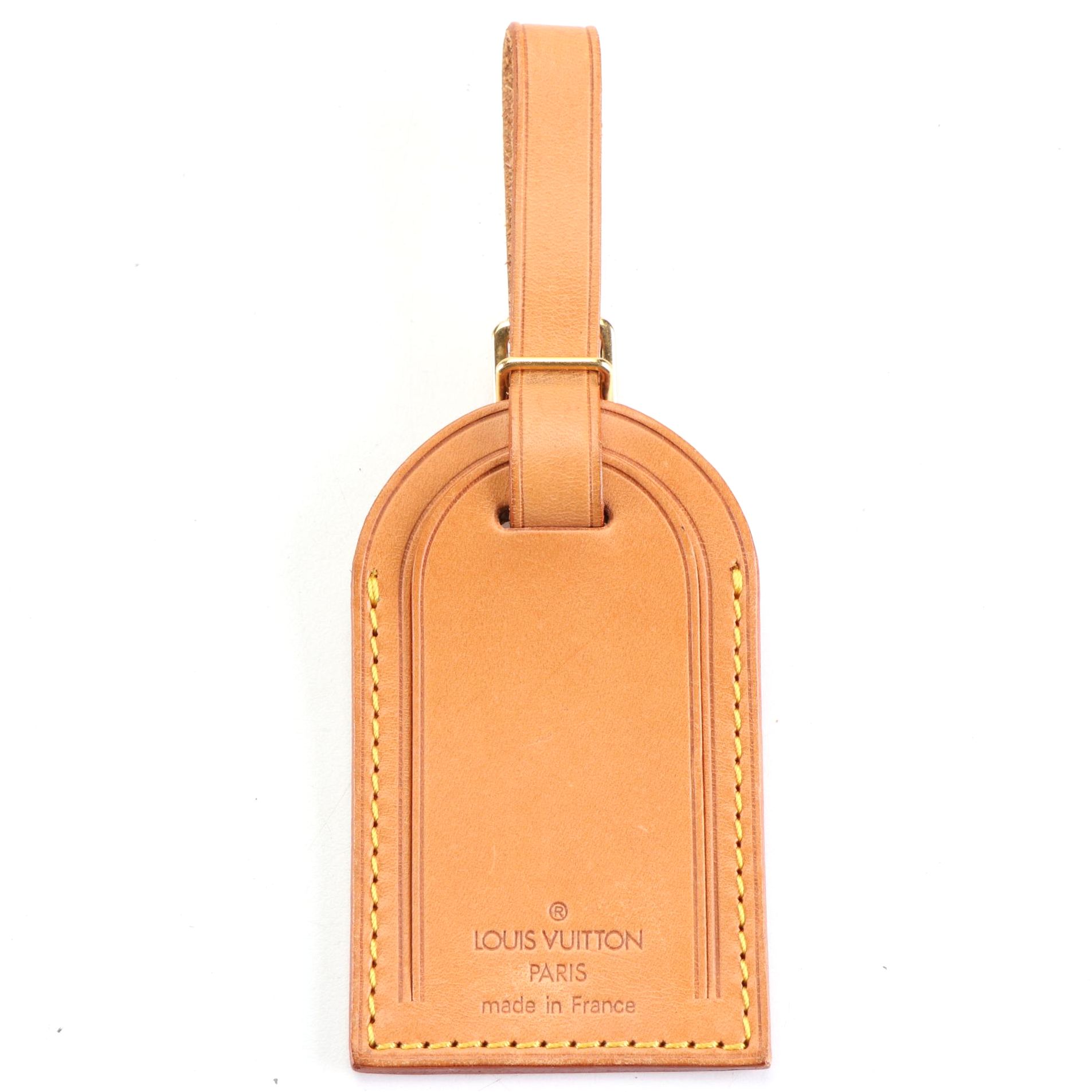Louis Vuitton Luggage Tag in Vachetta Leather EBTH