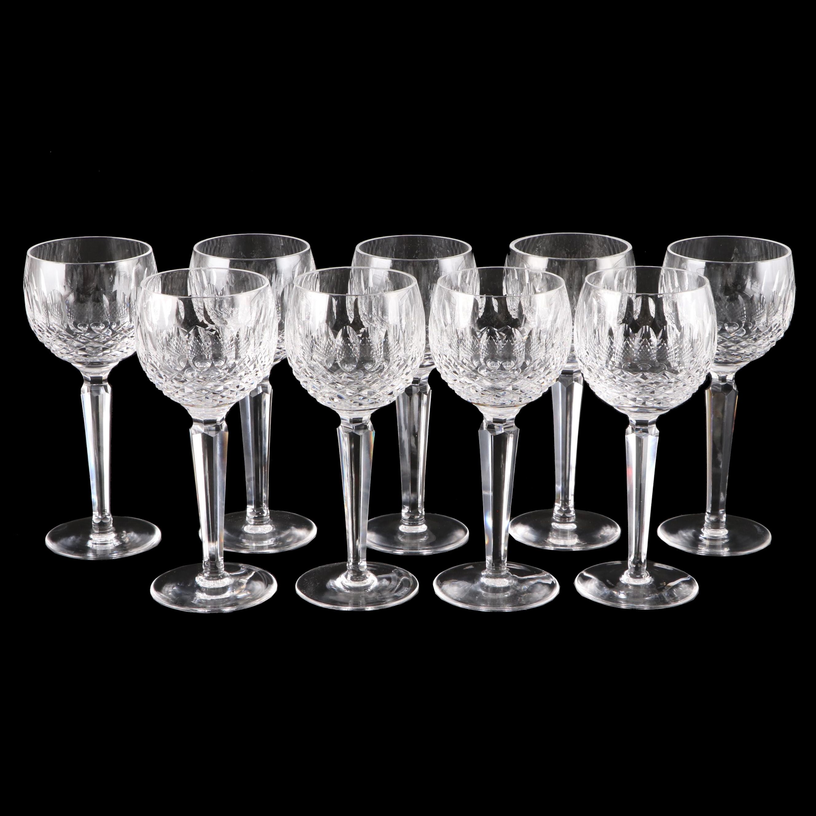 Waterford Crystal "Colleen Short Stem" Hock Glasses EBTH