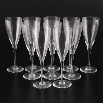 Baccarat "Dom Perignon" Crystal Claret Wine Glasses