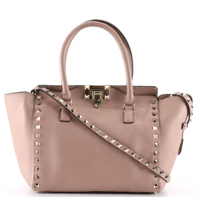 Valentino Rockstud Two-Way Tote in Leather
