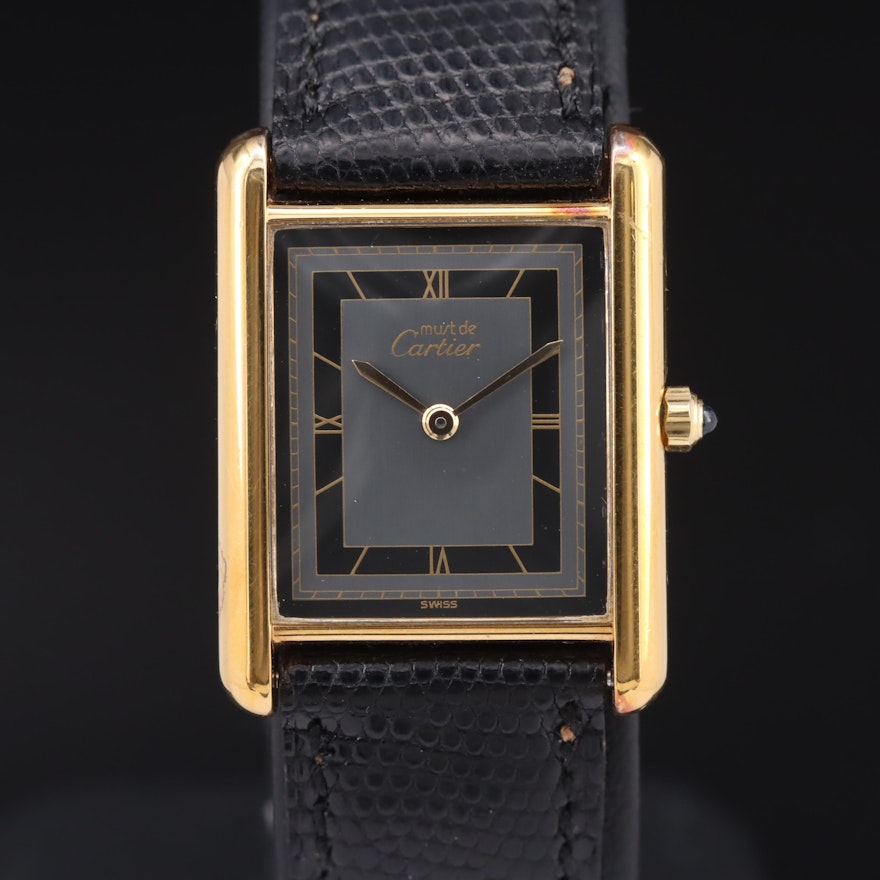 Cartier Must de Cartier Tank Quartz Wristwatch