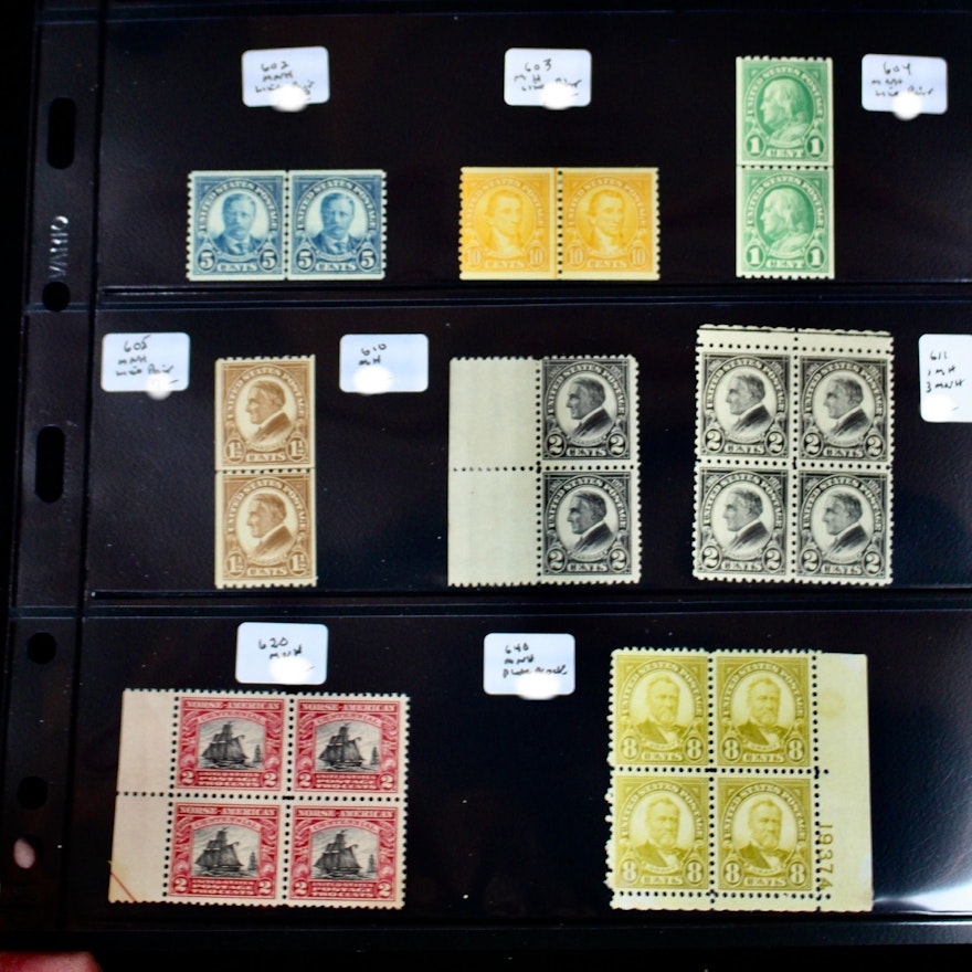 Mint Condition U.S. Postage Stamps