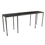 Industrial Style Patinated Iron Console Table