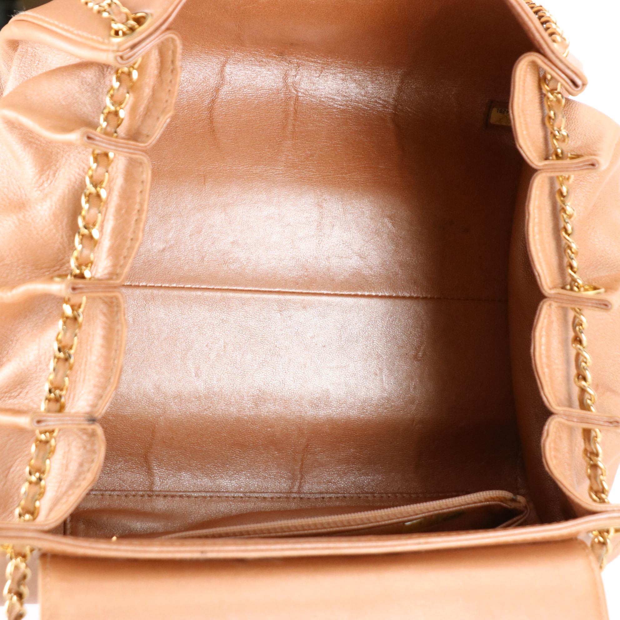 Chanel Mademoiselle Turnlock Bag in Chocolate Bar Quilted Leather EBTH