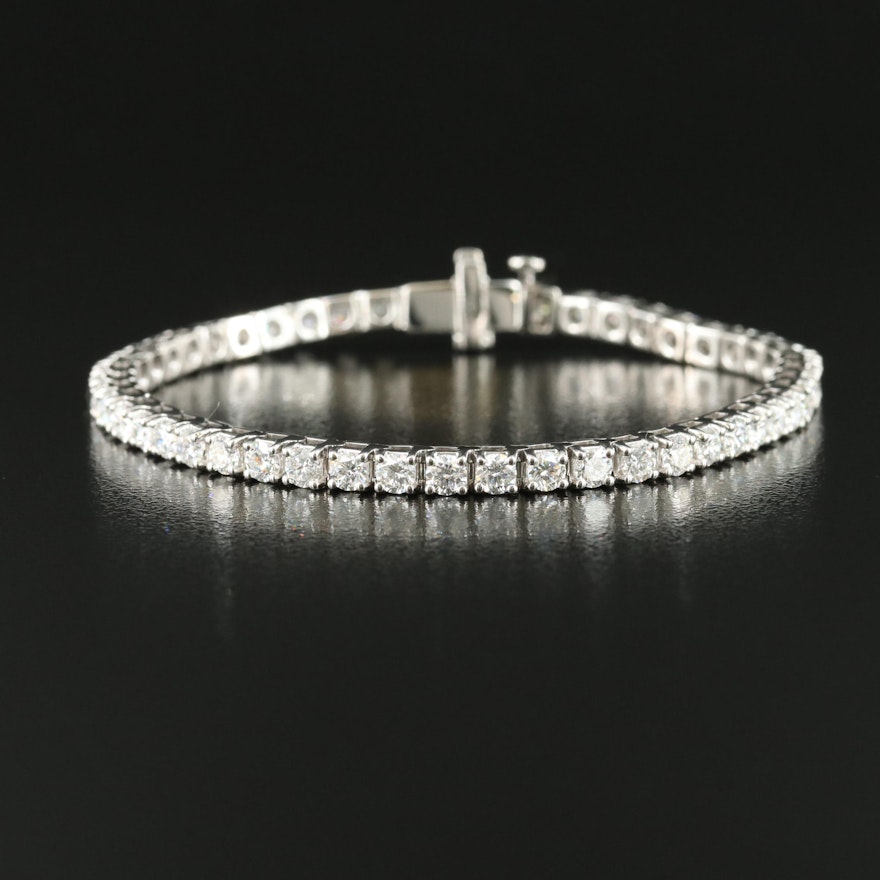 14K 6.00 CTW Lab Grown Diamond Line Bracelet