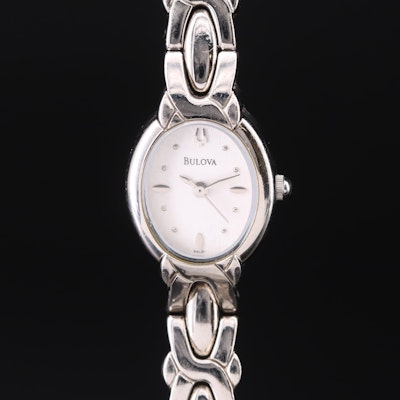 2005 Bulova Stainless Steel Quartz Wristwatch