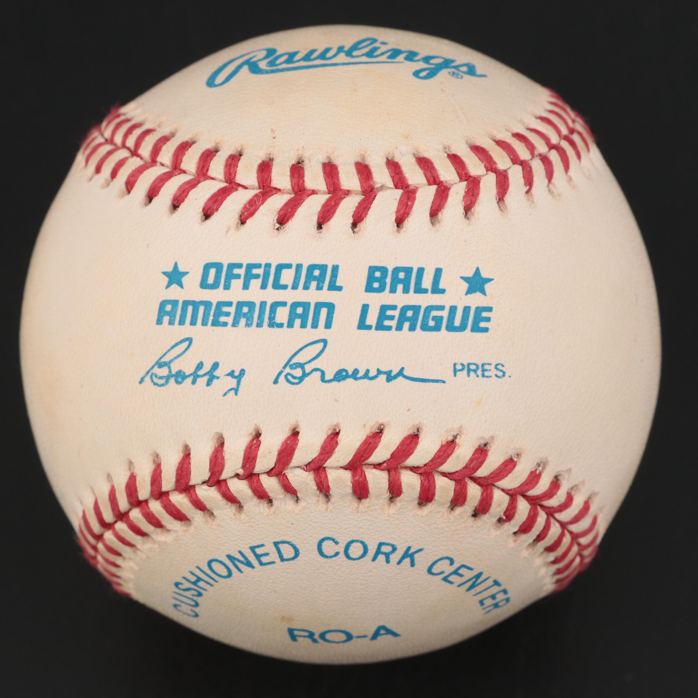 Balle Commémorative Officielle MLB 1997 - Cleveland Indians - Jim Thome - Rawlings - Occasion