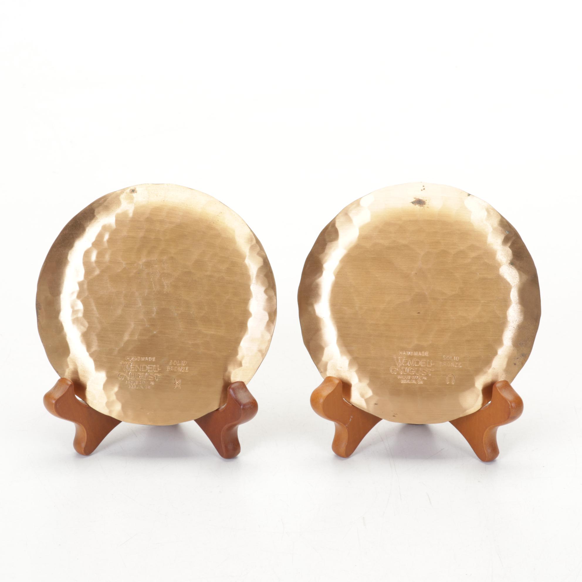 Armor Bronze Bookends with Other Decorative Boxes and Decor, 20th