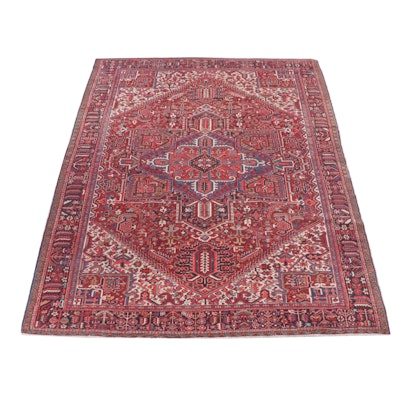 9'11 x 13'3 Hand-Knotted Persian Heriz Room Sized Rug