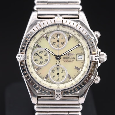 Breitling Chronomat Stainless Steel Chronometer Wristwatch