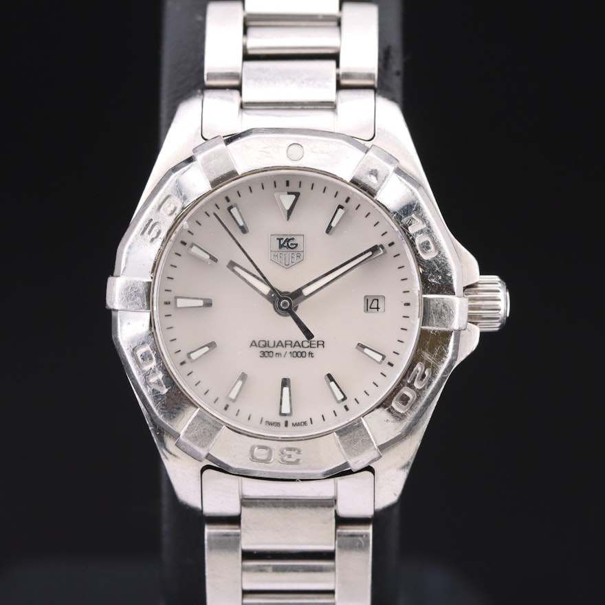 TAG Heuer Aquaracer 300 Mother-of-Pearl Dial Wristwatch