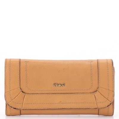 Chloé Continental Wallet in Grain Leather